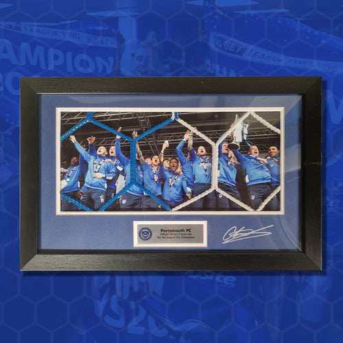 Official 2016/17 Goal Net Celebration Framed - SIGNED